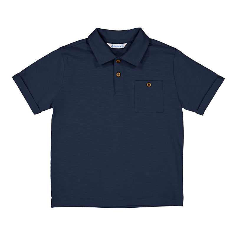 Midnight Blue Short Sleeve Polo