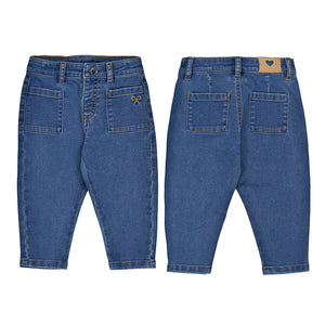 Denim Trousers - Medium Denim