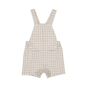 Plaid Canvas Dungaree