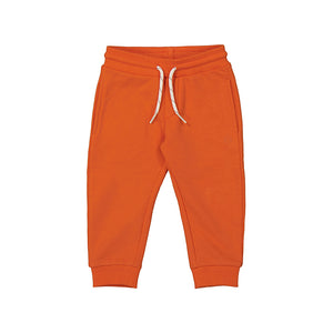 Orange Cuffed Fleece Infant Trousers