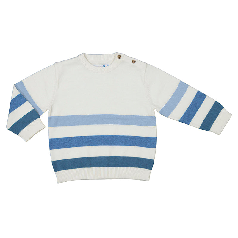 Blue Striped Baby Jumper Sweater