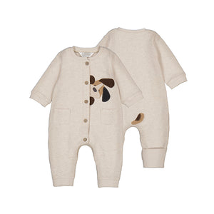 Puppy Pottery Beige Button Up Coverall