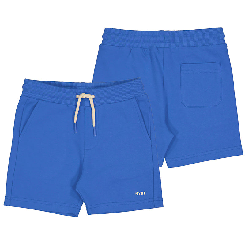 Riviera Blue Knit Shorts