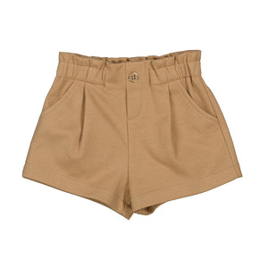 Camel Twill Pocket Shorts