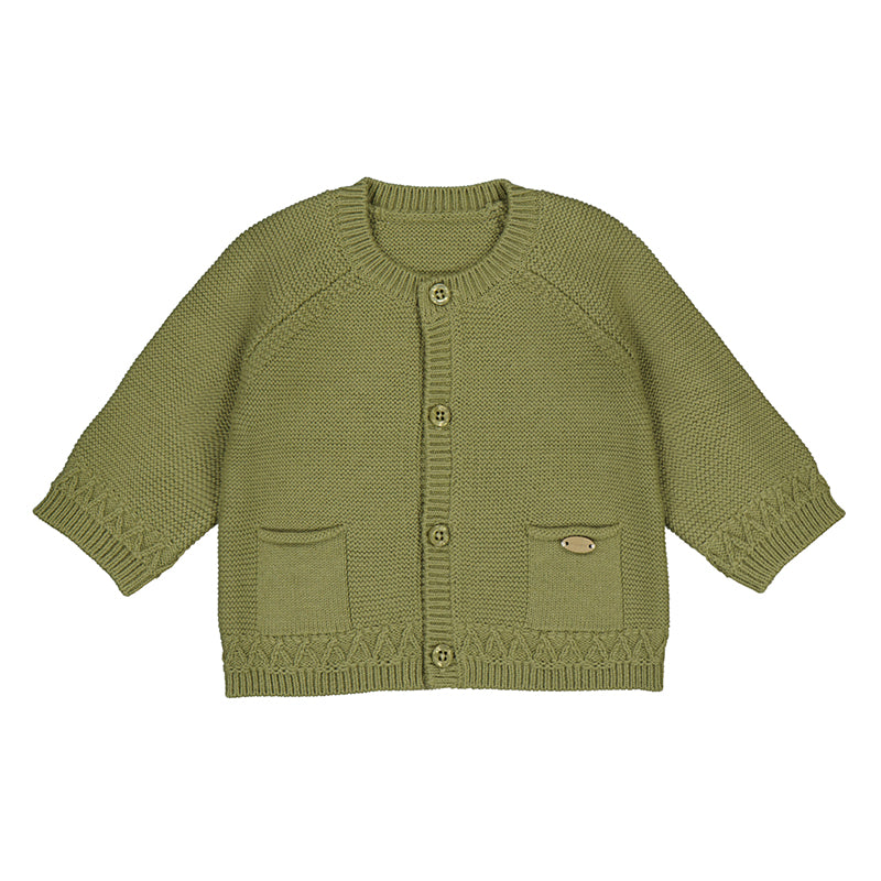 Olive Knit Cardigan