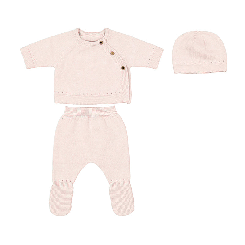 Baby Rose Tricot 3 Piece TMH Set