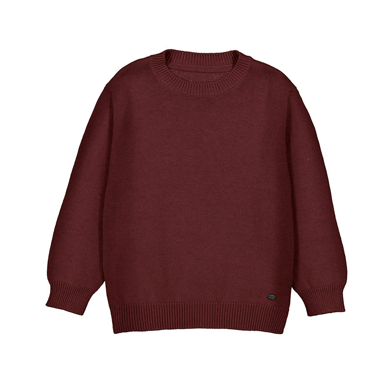Plum Crew Neck Sweater Jumper