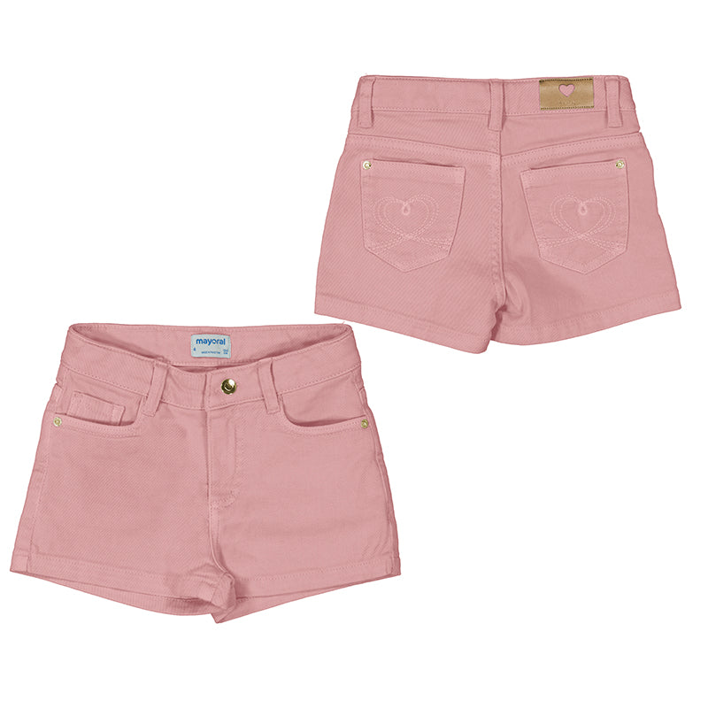 Twill Pocket Shorts - Rose Pink