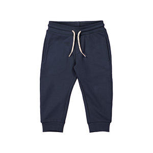 Navy Cuffed Fleece Infant Trousers