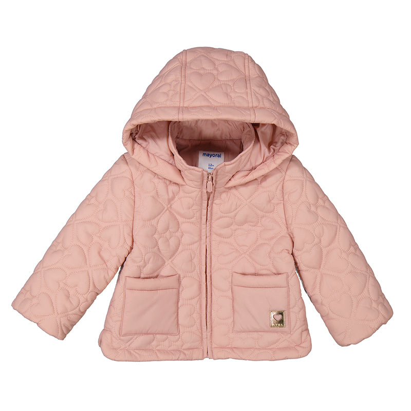 Blush Hearts Padded Coat