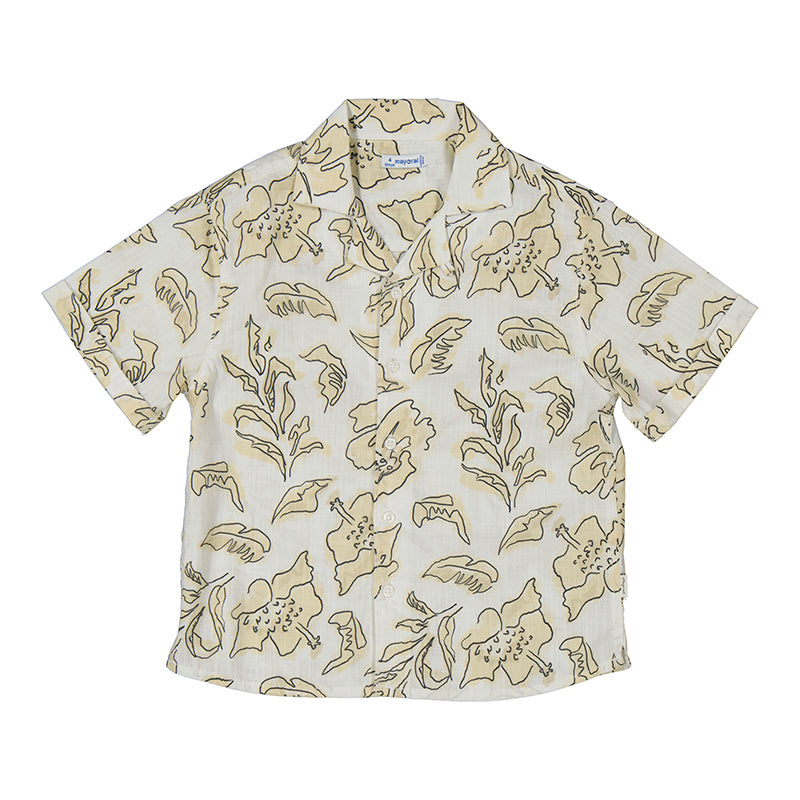 Golden Days Crystal Tropical Button Shirt