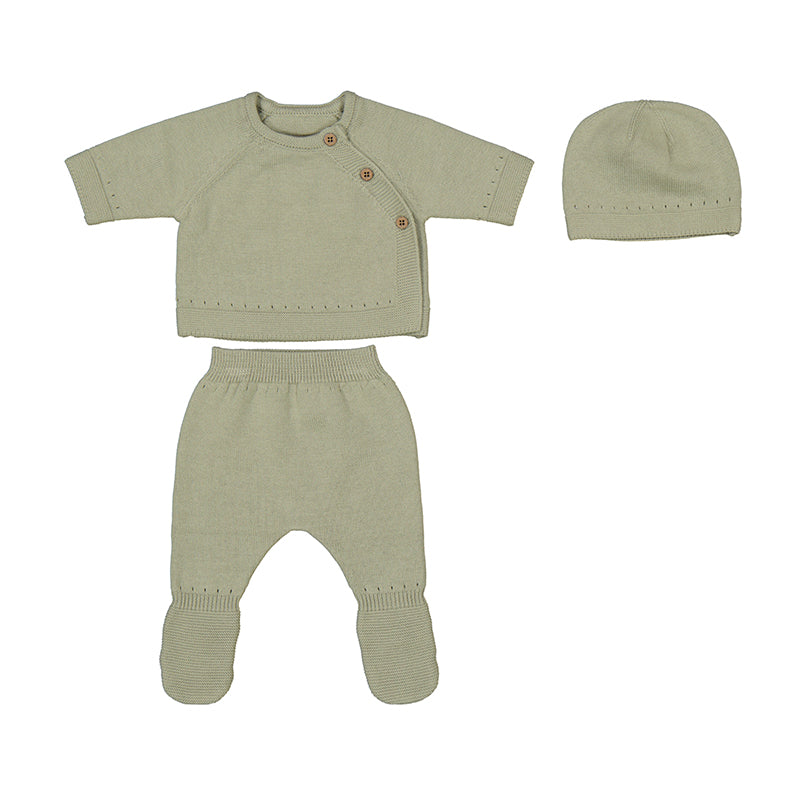 Sage Green Tricot 3 Piece TMH Set