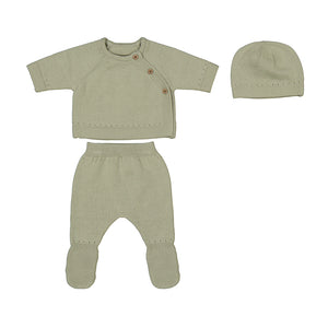 Sage Green Tricot 3 Piece TMH Set