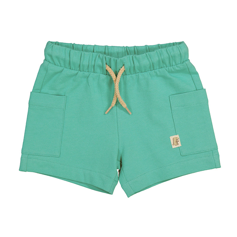 Lake Green Knit Bermuda Shorts