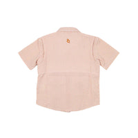 Guayabera - Gameday Burnt Orange Wave Check SS Shirt