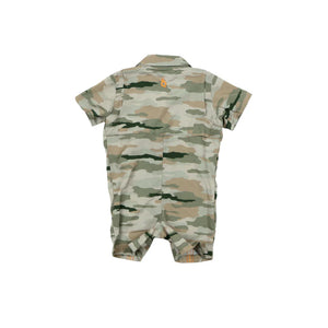 Guayabera - Classic Camo Short Sleeve Romper