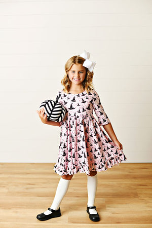 Witch Hat Glitter Twirl Dress