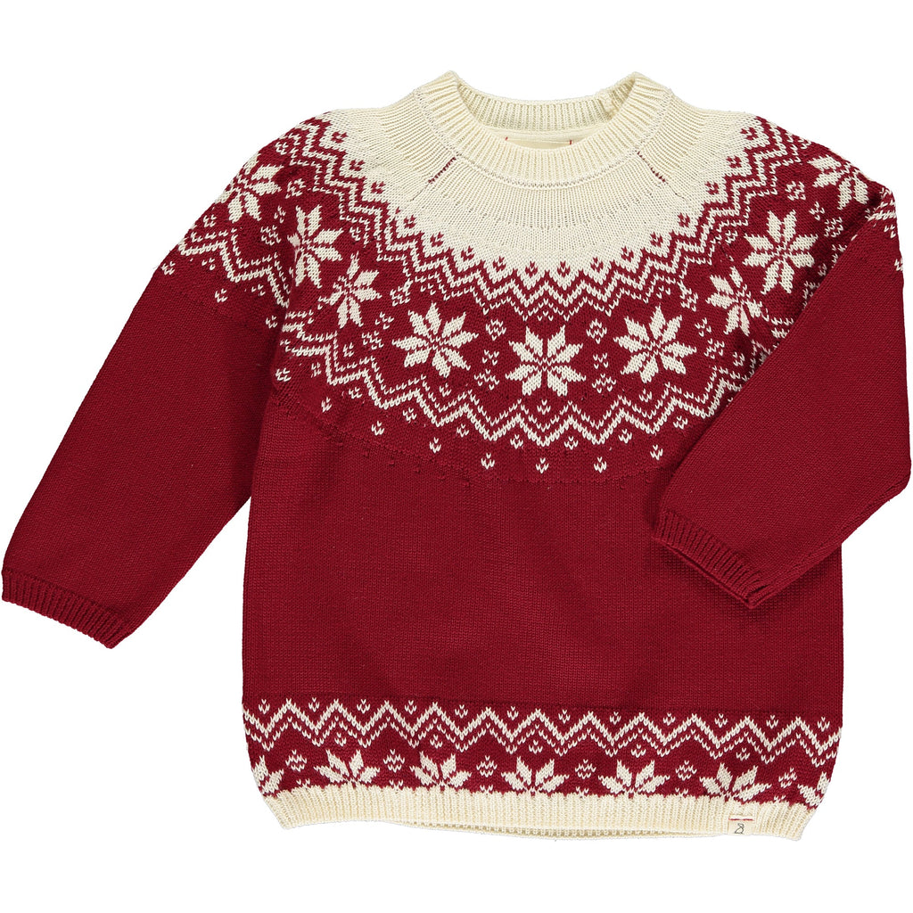 Red Fair Isle Igloo Sweater