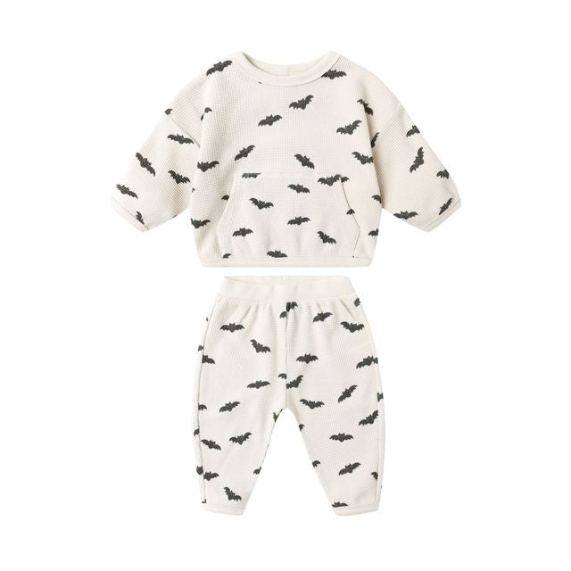 Waffle Slouch Set - Bats