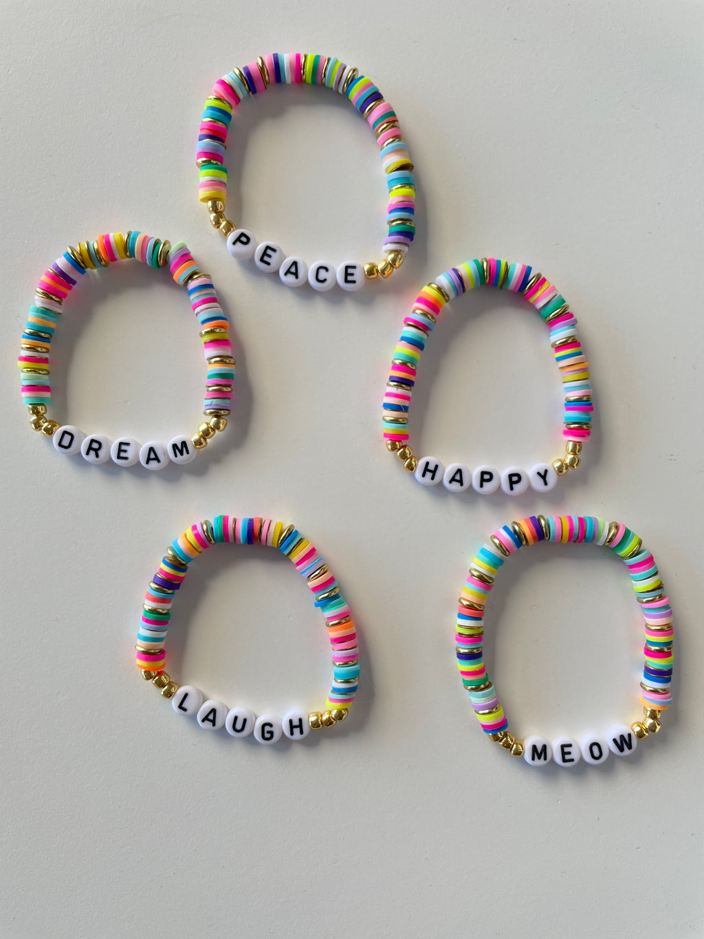 Rainbow Stretchy Bracelets