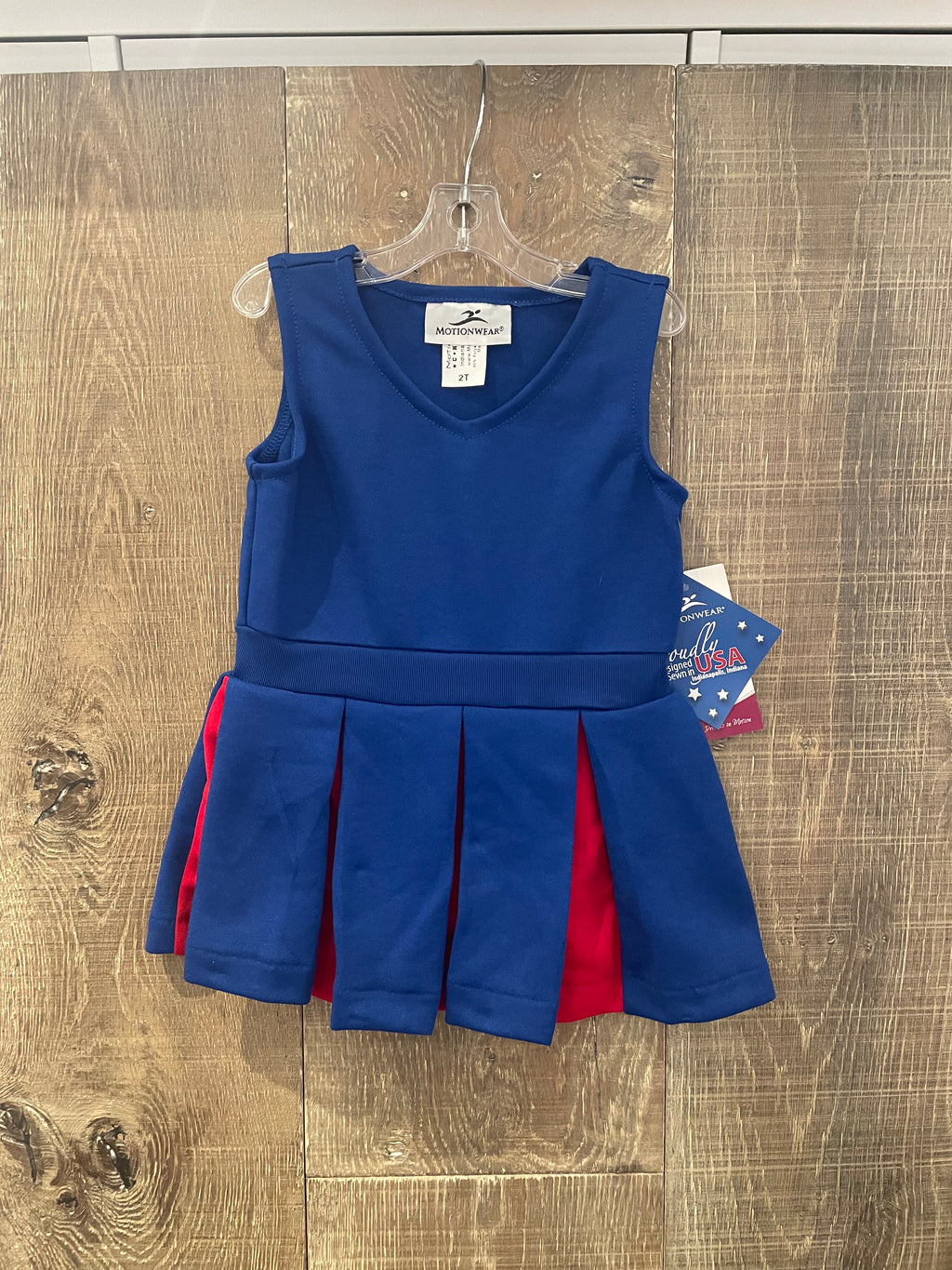 Cheerleader Uniform - Blue & Red