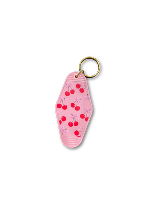 Retro Pink Keychains/Bag Charms