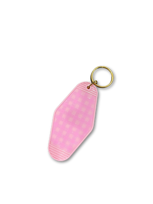 Retro Pink Keychains/Bag Charms