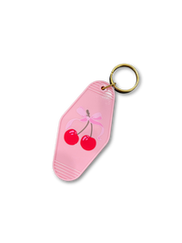 Retro Pink Keychains/Bag Charms