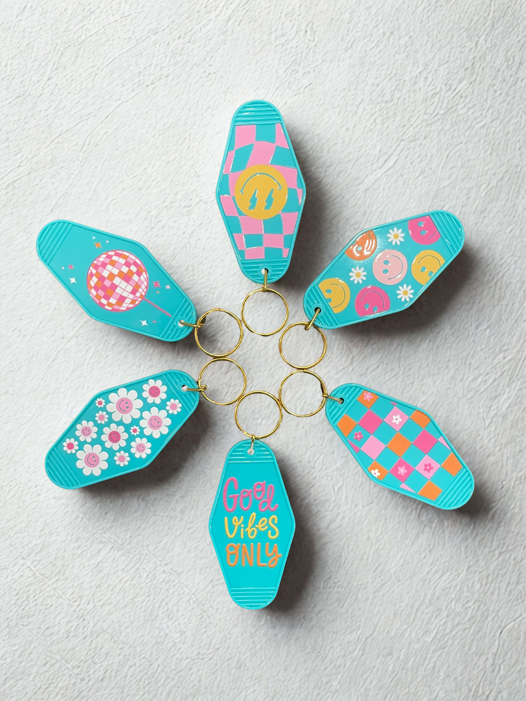 Retro Turquoise Keychains/Bag Charms