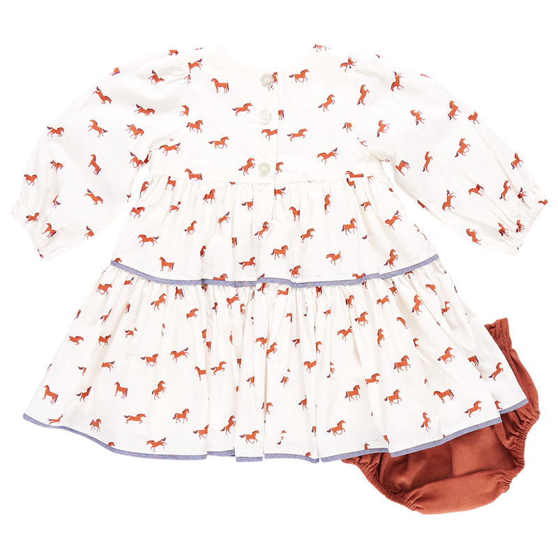 Baby Girls Julia Dress Set - Tiny Horses