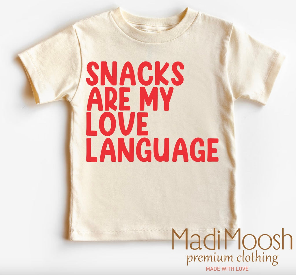 Snacks Are My Love Language S/S Shirt