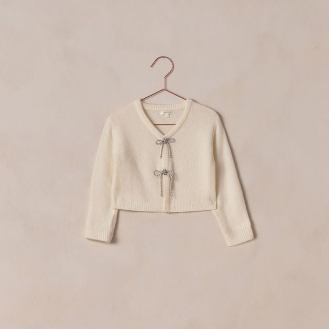 Bow Cardigan - Ivory