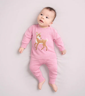 Baby Doe Raglan Pull Over Sweater & Pant Set