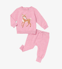 Baby Doe Raglan Pull Over Sweater & Pant Set