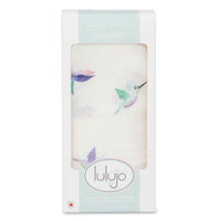 Cotton Muslin Blanket - Hummingbirds