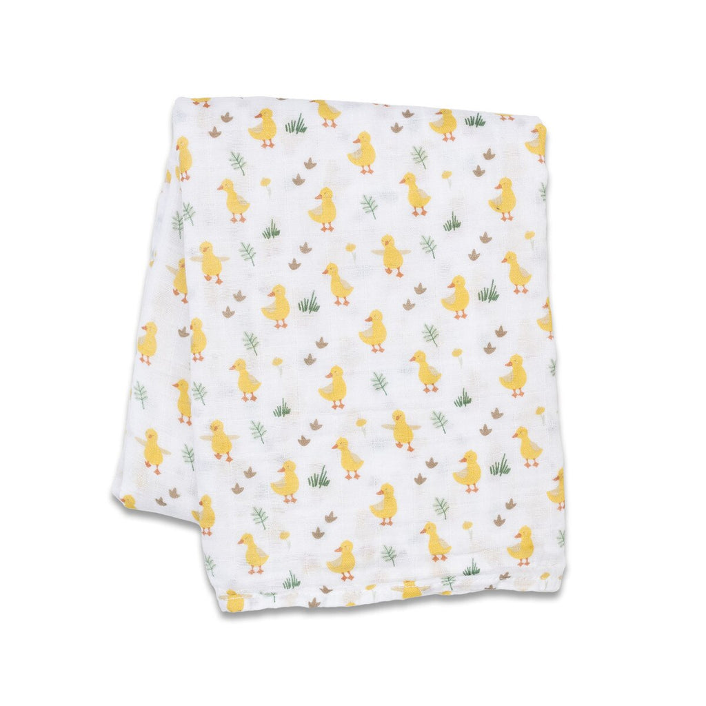 Cotton Muslin Blanket - Ducks