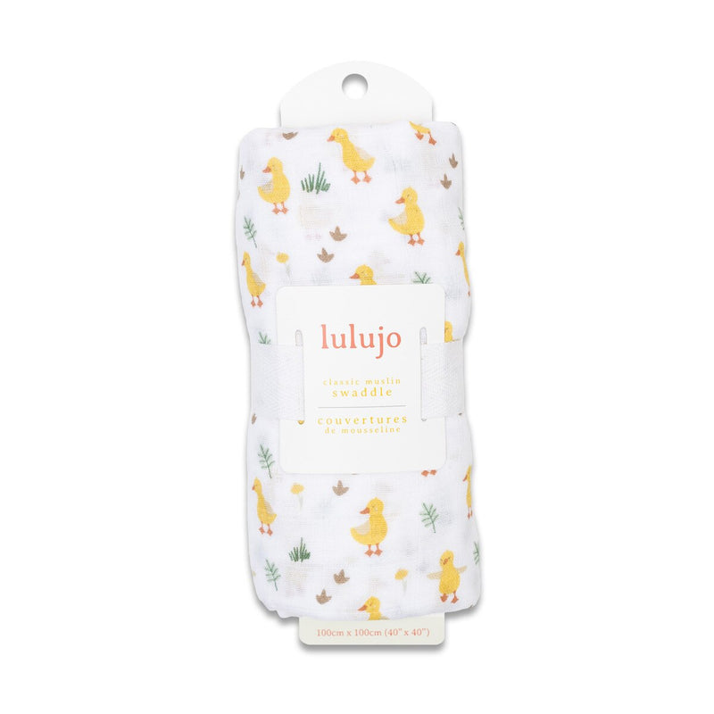 Cotton Muslin Blanket - Ducks