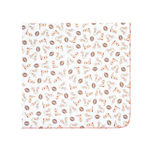 Hook 'Em Printed Burp Cloth