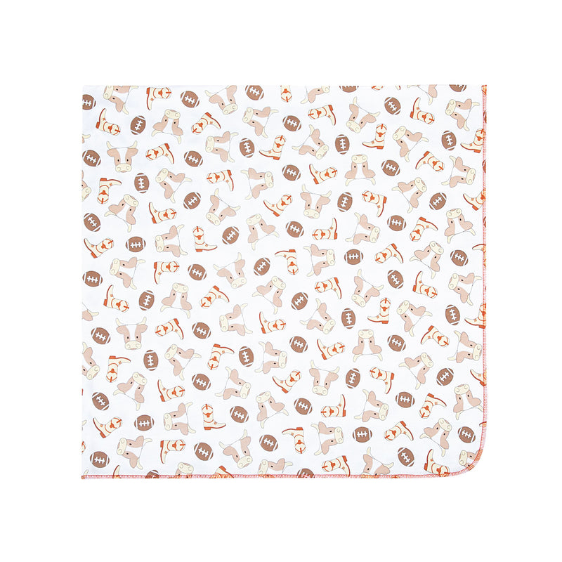 Hook 'Em Printed Burp Cloth