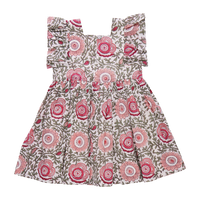 Elsie Dress - Pink Lisbon Floral