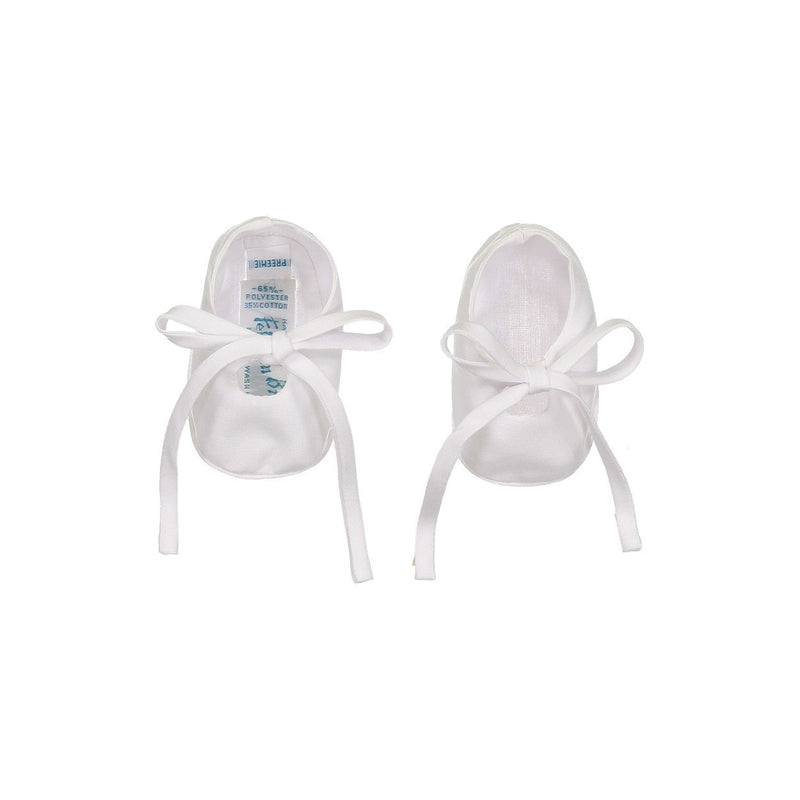 Preemie Booties - White