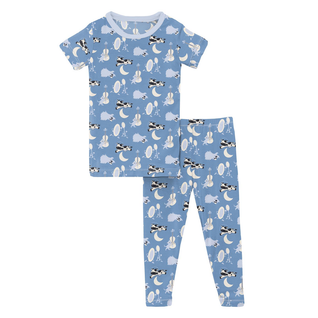 Hey Diddle Diddle Pajama Set | Dream Blue