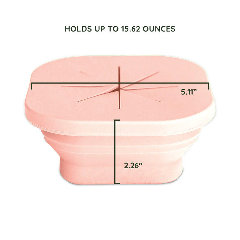 Collapsible Snack Bowl - Wildflower Ripe Peach