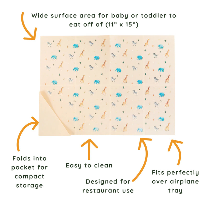 Silicone Placemat - Safari Warm Cream