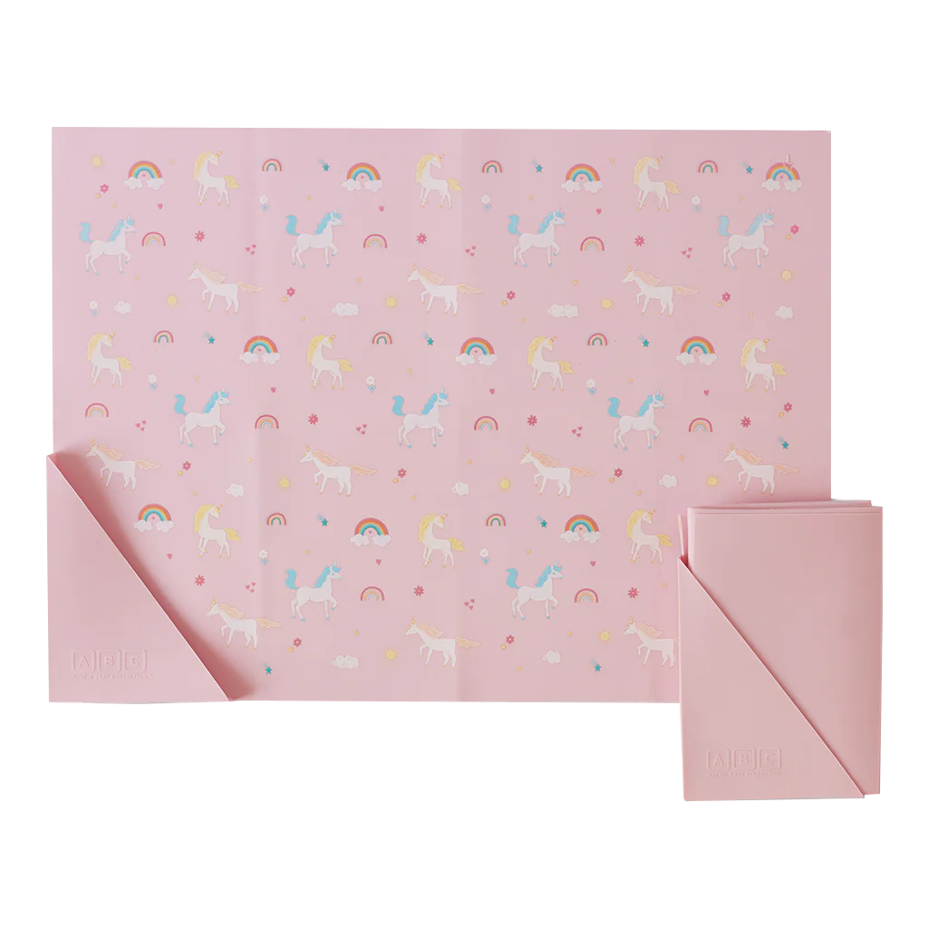 Silicone Placemat || Unicorn Bubblegum Pink