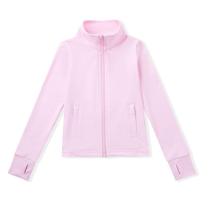 Pink jacket on a white background