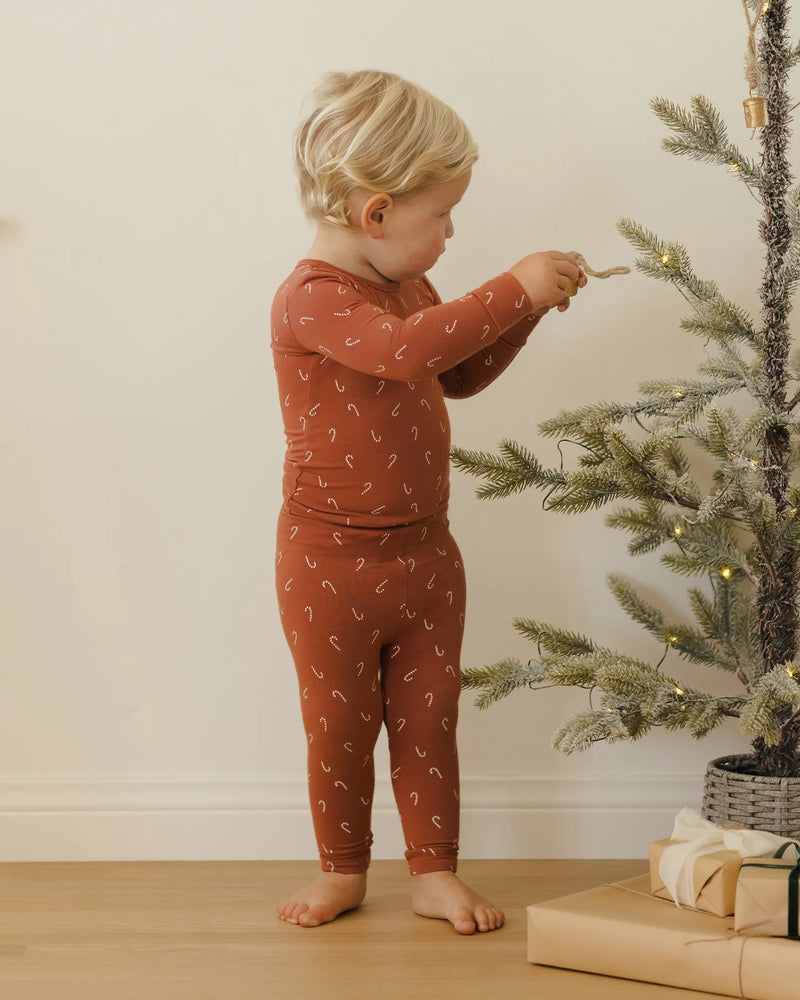 Bamboo Pajama Set - Candy Canes