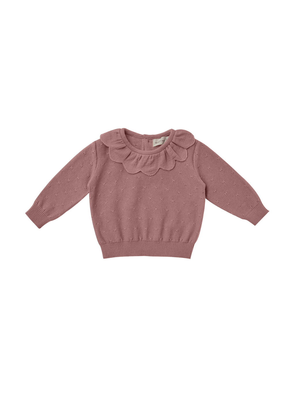 petal knit sweater || fig