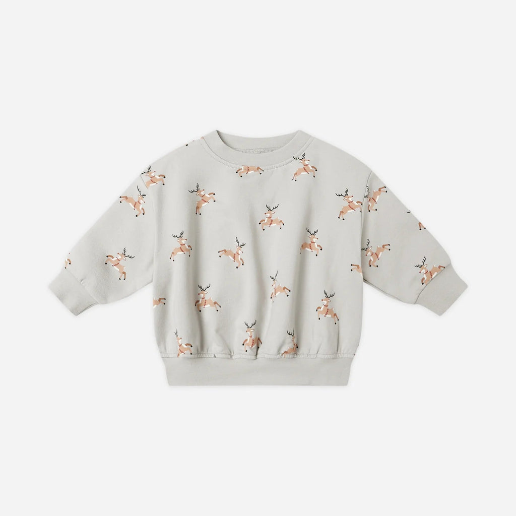 Relaxed Fleece Sweatshirt - Reindeer