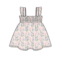 Simple Pretty Floral Top & Bloomer Set